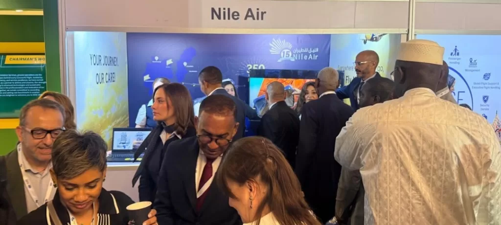Nile Air met en avant ses services à l’exposition de la Semaine de l’aviation Afrique–Océan Indien 7 - Le Progrès Egyptien