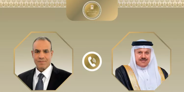Le ministre des AE examine avec son homologue bahreïni les relations bilatérales et les évolutions régionales 2 - Le Progrès Egyptien Le ministre des AE examine avec son homologue bahreïni les relations bilatérales et les évolutions régionales 1 - Le Progrès Egyptien