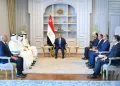 Al-Sissi reçoit le PM qatari