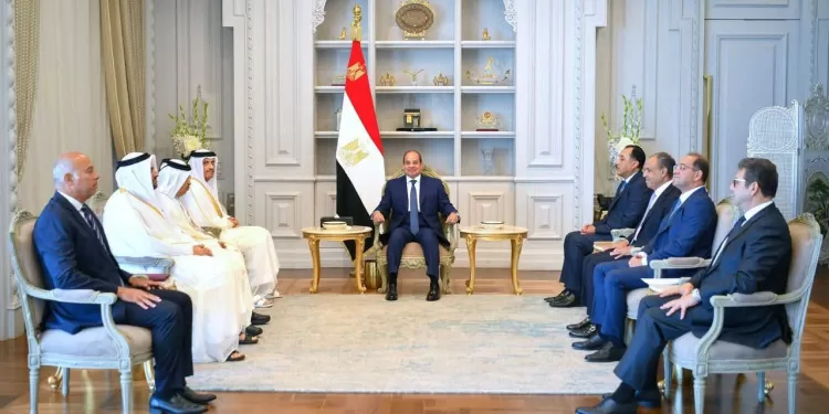 Al-Sissi reçoit le PM qatari 1 - Le Progrès Egyptien