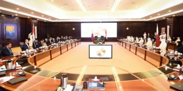 7ème session du Comité supérieur mixte égypto-qatari, à El-Alamein