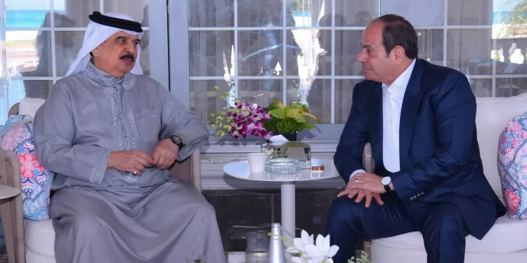 Al Sissi reçoit le Roi du Royaume de Bahreïn 1 - Le Progrès Egyptien