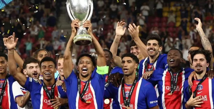 Le PSG lance sa saison en remportant la Supercoupe d'Europe 2 - Le Progrès Egyptien Le PSG lance sa saison en remportant la Supercoupe d'Europe 1 - Le Progrès Egyptien
