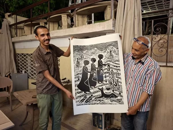Ahmed Mohsen… une nouvelle star née au cœur de l’atelier de gravure 9 - Le Progrès Egyptien