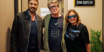 Yousra visite les studios Al-Hisn en Arabie saoudite