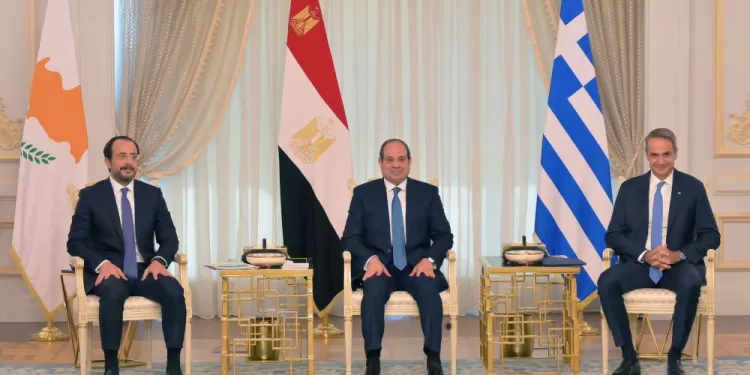 Sommet tripartite Égypte-Grèce-Chypre à Al-Alamein 1 - Le Progrès Egyptien
