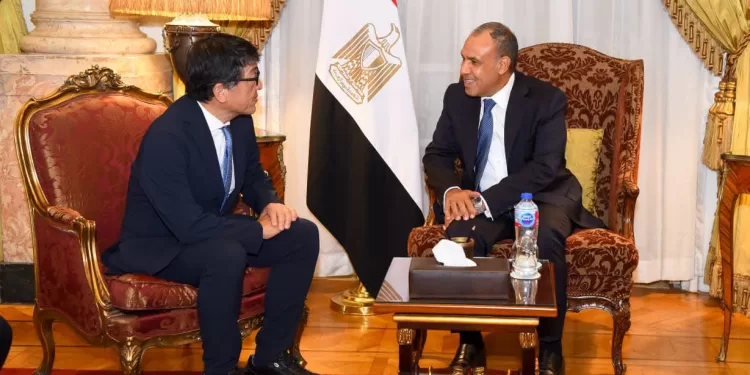 Le ministre des Affaires étrangères reçoit le PDG du groupe japonais Toyota Tsusho 2 - Le Progrès Egyptien Le ministre des Affaires étrangères reçoit le PDG du groupe japonais Toyota Tsusho 1 - Le Progrès Egyptien