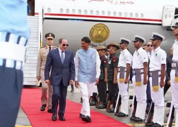 Arrivée du Président en Inde
