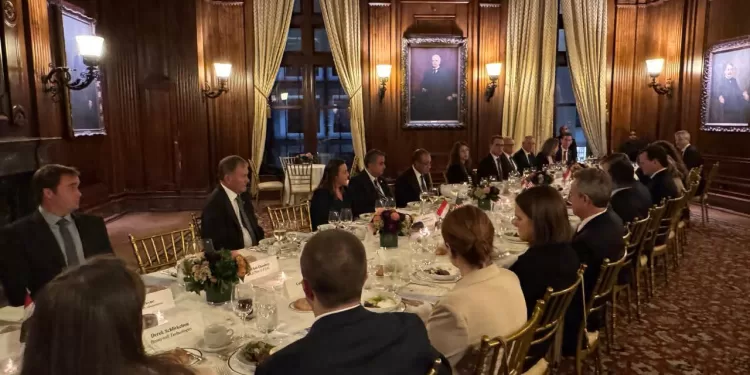 Le ministre des Affaires étrangères participe à un dîner de travail avec la Chambre de commerce américaine 2 - Le Progrès Egyptien Le ministre des Affaires étrangères participe à un dîner de travail avec la Chambre de commerce américaine 1 - Le Progrès Egyptien