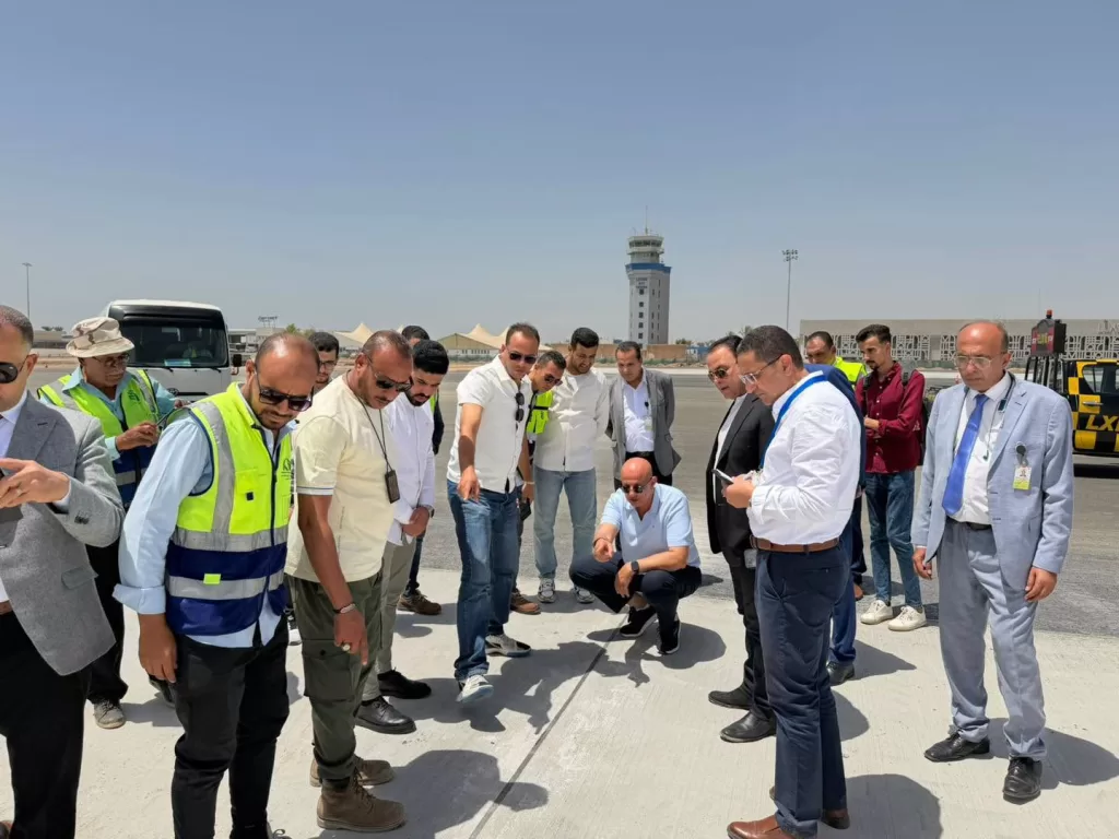 Le président de la Société égyptienne des aéroports inspecte les travaux à Louxor 5 - Le Progrès Egyptien