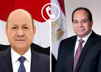Al-Sissi s’entretient avec le Président du Conseil de direction présidentiel yéménite