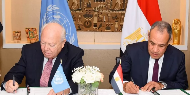 Badr Abdel Aati signe un protocole d’entente avec l’Alliance des civilisations des Nations Unies 2 - Le Progrès Egyptien Badr Abdel Aati signe un protocole d’entente avec l’Alliance des civilisations des Nations Unies 1 - Le Progrès Egyptien