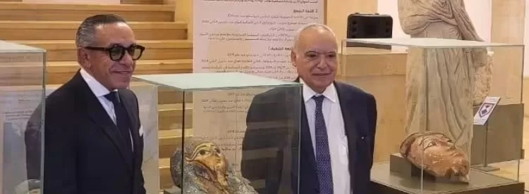 L'ambassade d'Égypte à Beyrouth rapatrie 74 pièces archéologiques égyptiennes 2 - Le Progrès Egyptien L'ambassade d'Égypte à Beyrouth rapatrie 74 pièces archéologiques égyptiennes 1 - Le Progrès Egyptien