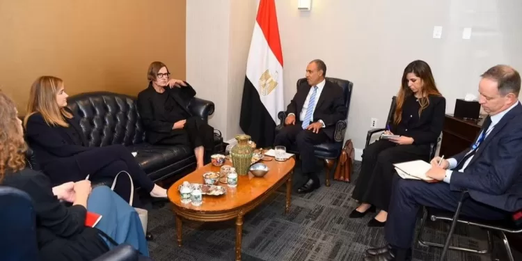 Abdel Aati rencontre la présidente du CICR à New York 2 - Le Progrès Egyptien Abdel Aati rencontre la présidente du CICR à New York 1 - Le Progrès Egyptien