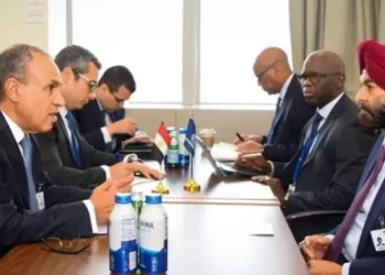 Abdel Aati rencontre le président du Groupe de la Banque mondiale