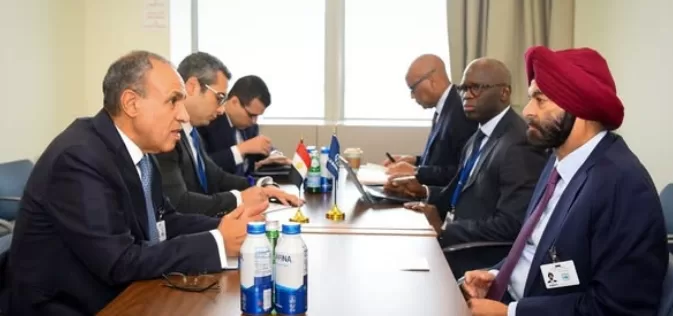 Abdel Aati rencontre le président du Groupe de la Banque mondiale 2 - Le Progrès Egyptien Abdel Aati rencontre le président du Groupe de la Banque mondiale 1 - Le Progrès Egyptien