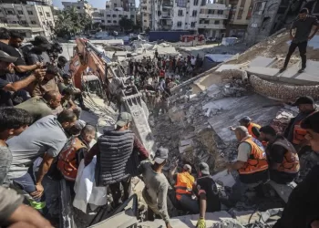 Gaza: 21 morts dont 12 enfants dans l’effondrement d’un immeuble