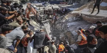 Gaza: 21 morts dont 12 enfants dans l’effondrement d’un immeuble