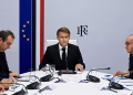 “Notre pays mérite une belle élection présidentielle”:  Macron appelle à des débats avec les partis “et non pas dans la rue par la violence”