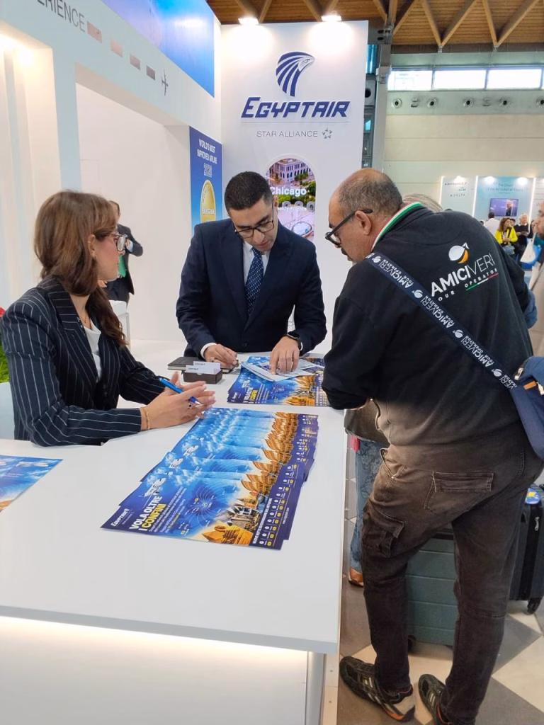EgyptAir met en avant son offre au salon italien du tourisme 7 - Le Progrès Egyptien